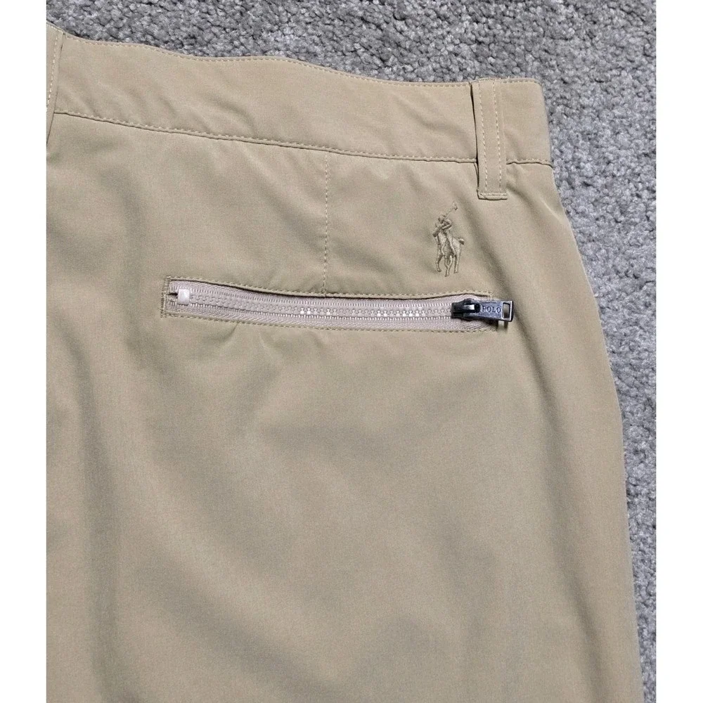 Polo Ralph Lauren Shorts Mens 34 Performance‎ Stretch Chino Flat Front Pony